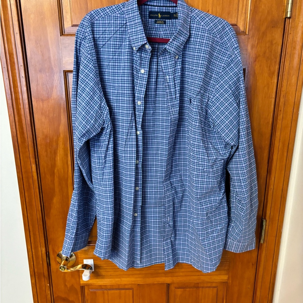 Ralph Lauren Blue Casual Button Down Shirt
